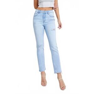 NEW HIDDEN quin high rise cigarette skinny jeans in light blue